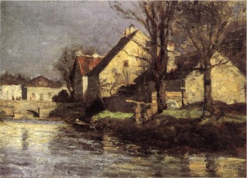 Canal Schlessheim Theodore Clemente Steele Pinturas al óleo